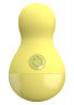 Жёлтый вибростимулятор COCO BODY - 9 см.