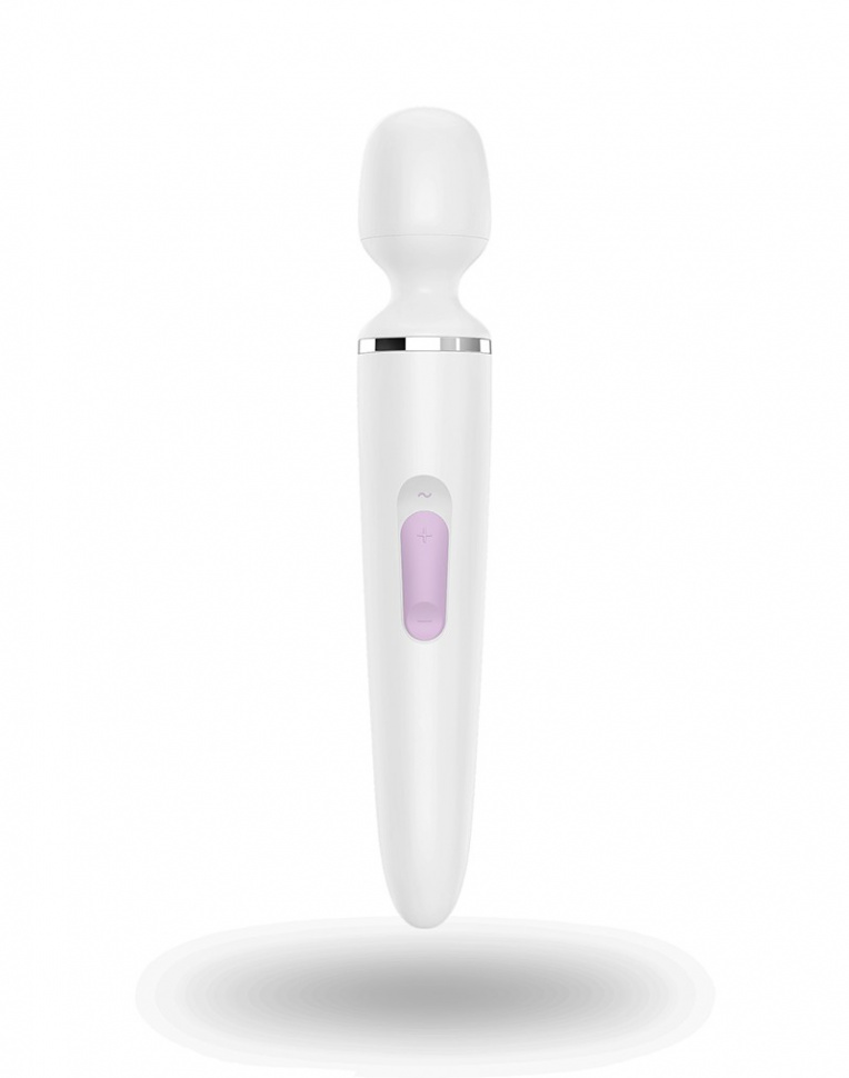 Белый вибратор Satisfyer Wand-er Woman