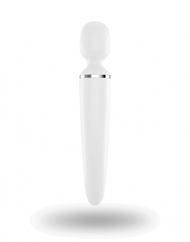 Белый вибратор Satisfyer Wand-er Woman