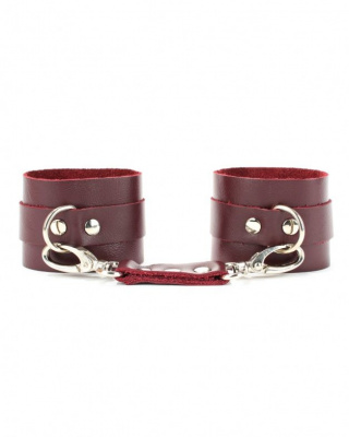 Бордовые наручники Maroon Handcuffs 