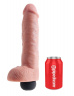 Телесный фаллоимитатор с функцией семяизвержения 11 Squirting Cock with balls - 27,9 см.