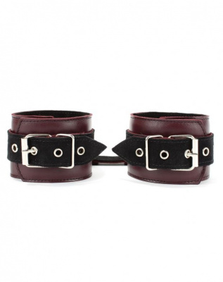 Бордовые наручники Maroon Shackles Of Hands