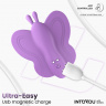 Сиреневый вибростимулятор Wingy для клитора и зоны G