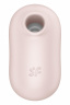 Бежевый вакуумный вибростимулятор клитора Satisfyer Pro To Go 2