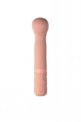 Бежевый мини-вибратор Rocky’s Fairy Mallet - 14,7 см.