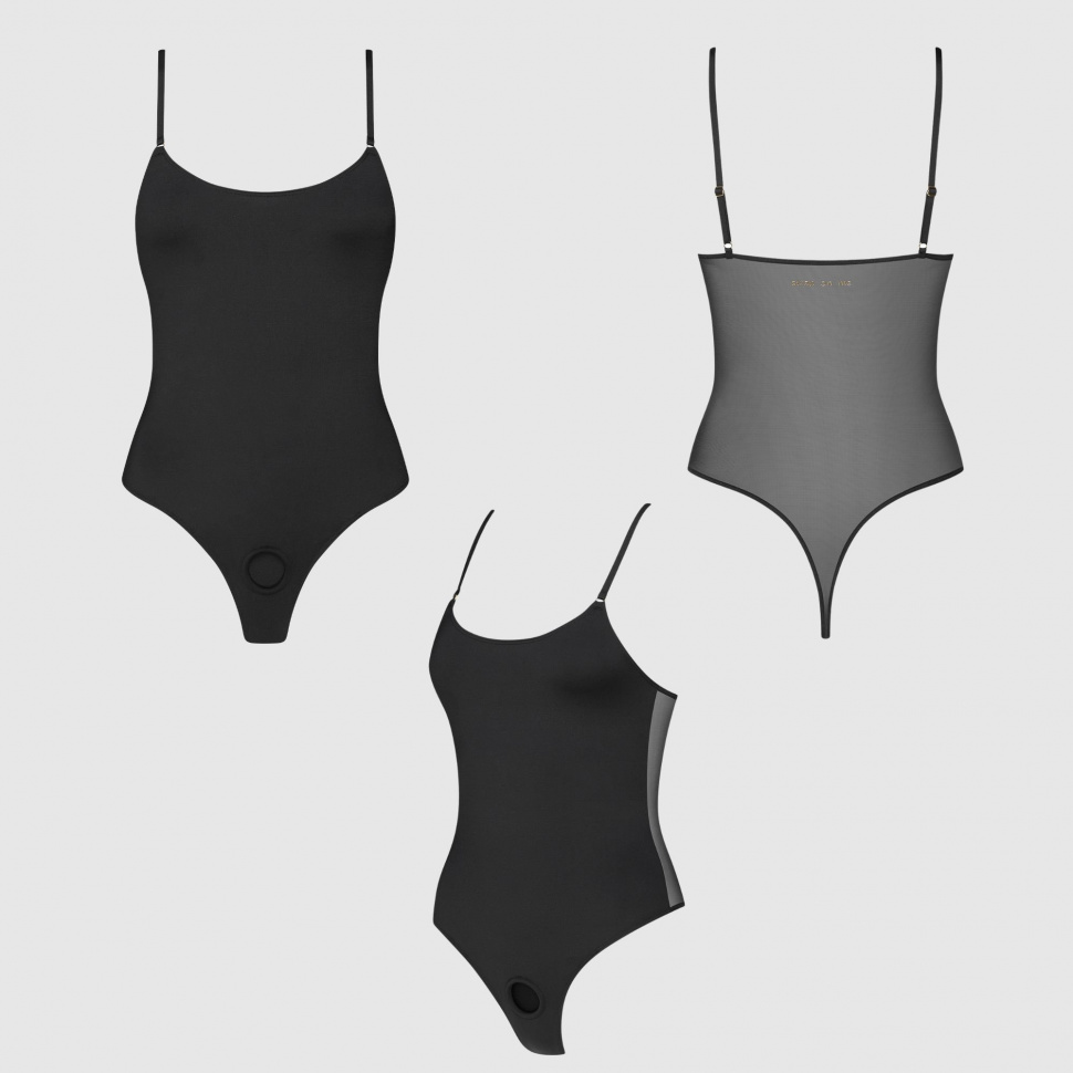 Боди для фиксации насадок Strap-on-me Harness Body Signature - size XL