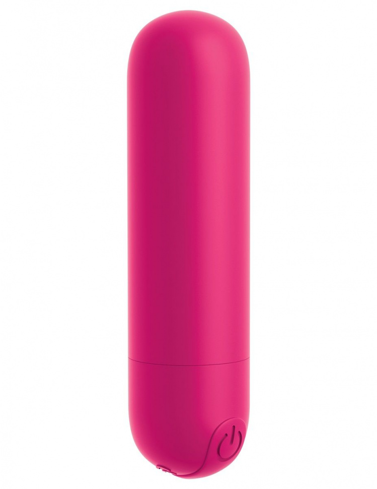 Ярко-розовая перезаряжаемая вибропуля #Play Rechargeable Bullet