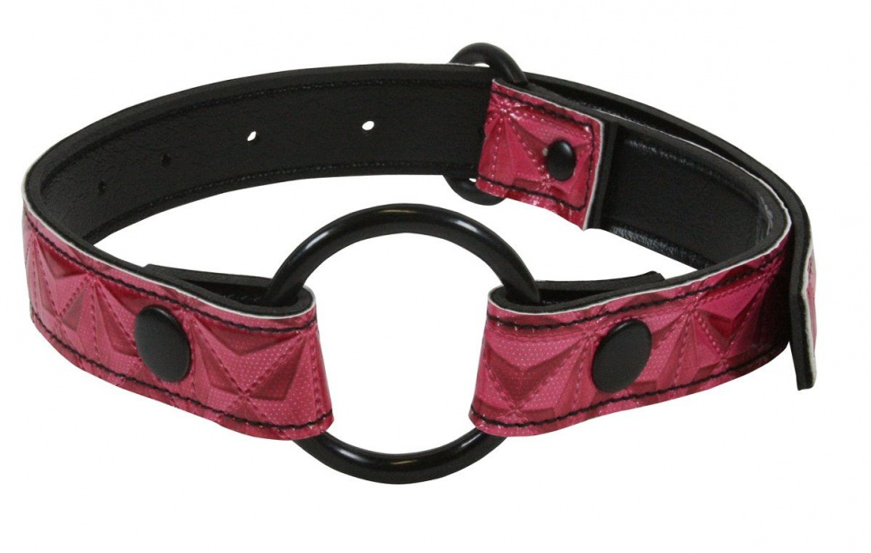 Розовый расширитель для рта Sinful O-Ring Mouth Gag