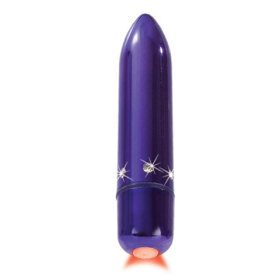 Фиолетовая вибропуля с кристаллами High Intensity Purple