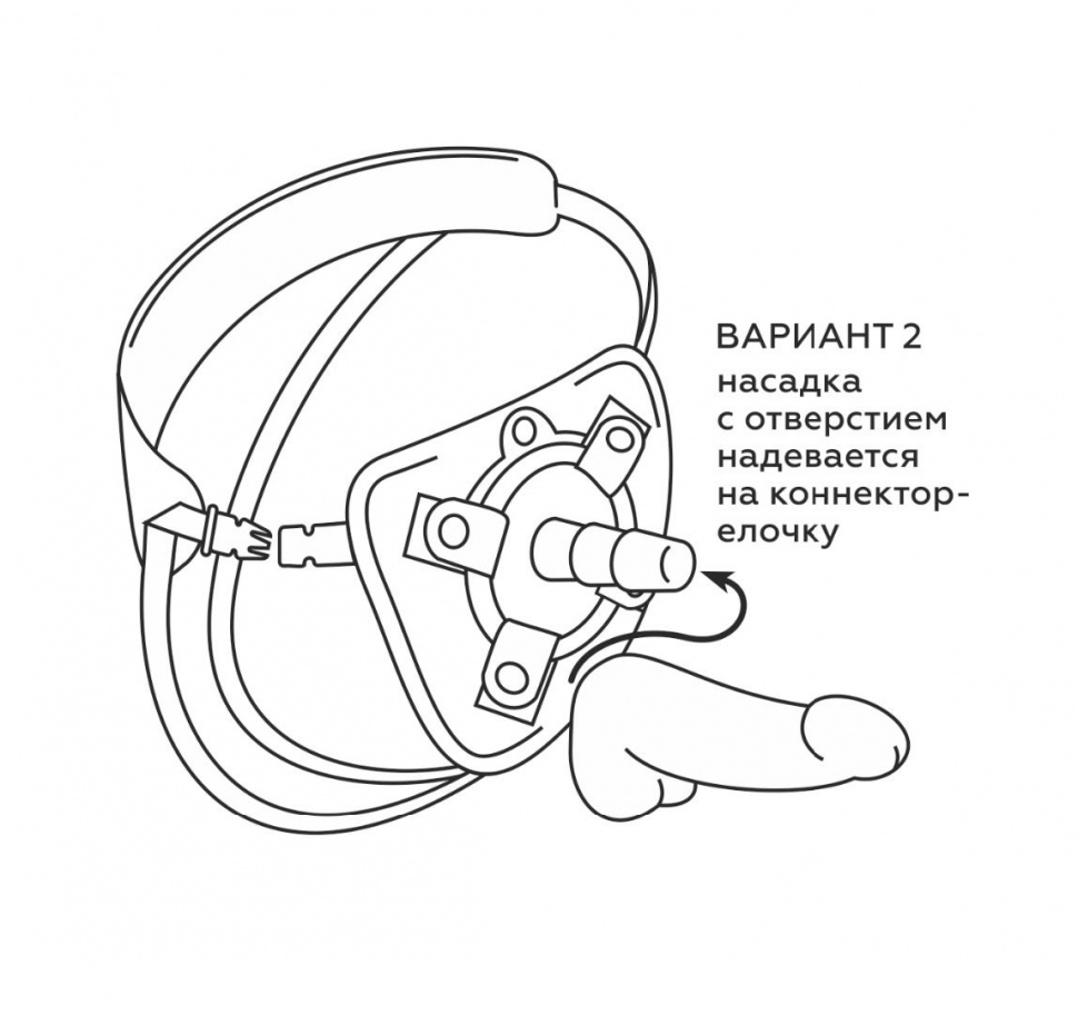 Универсальные трусики Harness UNI strap