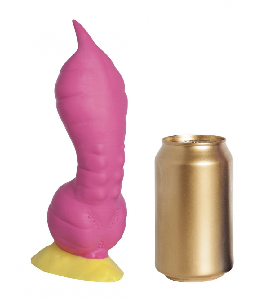 Розовый фаллоимитатор Крок Medium - 24,5 см.