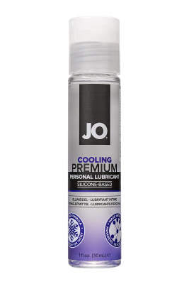 Охлаждающий лубрикант на силиконовой основе JO Premium COOL - 30 мл.