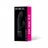 Черный вибратор-кролик Dorcel Glam Rabbit - 21 см.