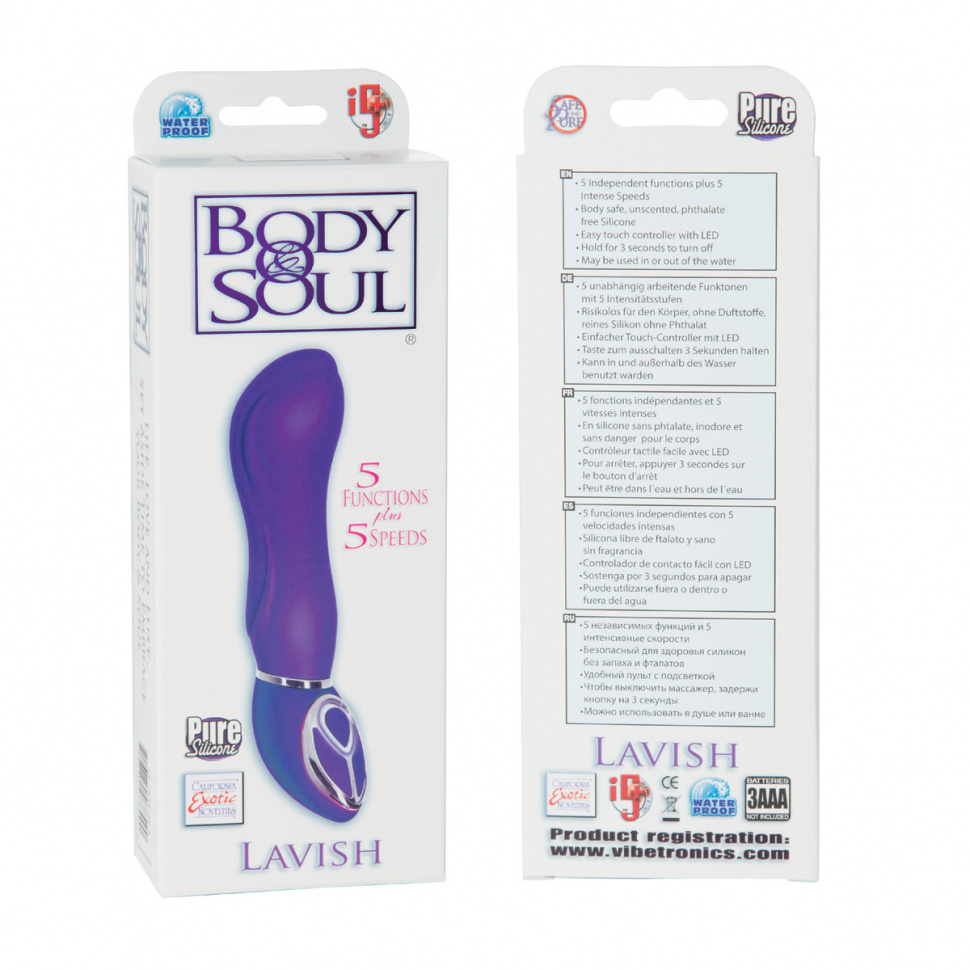Вибратор Body & Soul Lavish Purple