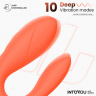 Коралловый интерактивный вибромассажёр для пар Couple Toy Salmon