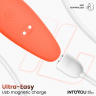 Коралловый интерактивный вибромассажёр для пар Couple Toy Salmon