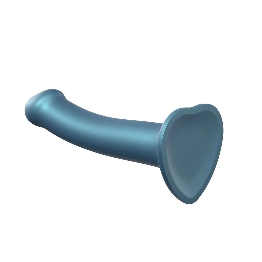 Голубой фаллоимитатор Mono Density Dildo Size M - 16 см.
