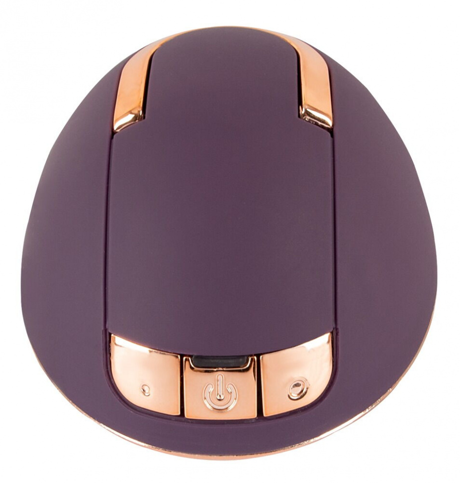 Фиолетовый вращающийся массажёр для вульвы Rotating Vulva Massager