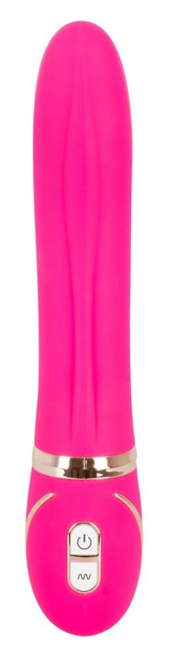 Розовый вибромассажер для точки G Glam Up Pink GR - 22 см.