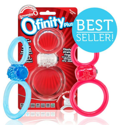 Синее двухпетельное кольцо Ofinity Plus