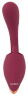 Малиновый вибратор с подвижными язычками 2 Function Vibrator - 20,6 см.
