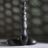 Черный анальный вибростимулятор Backdoor Baton - 24,1 см.