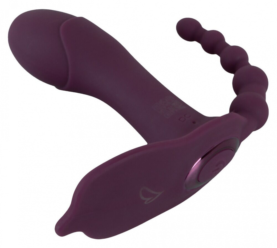 Фиолетовый вибратор для ношения в трусиках ARIVA RC Panty Vibrator