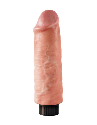 Вибромассажер-реалистик 6 Vibrating Cock - 17,8 см.