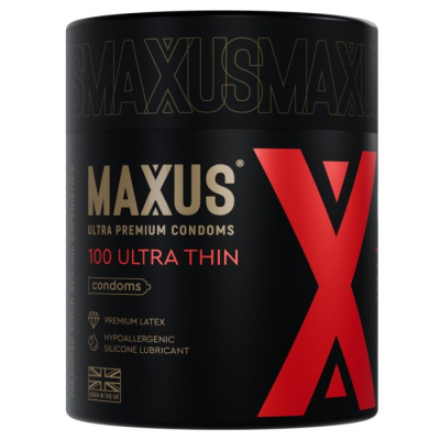 Ультратонкие презервативы в кейсе MAXUS So Much Sex - 100 шт.