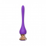 Фиолетовый вибромассажер Nipple Vibrator - 14,5 см.