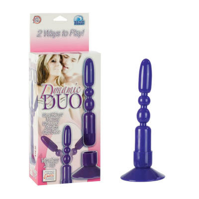 Вибрирующий стимулятор Dinamic Duo - 17,5 см.