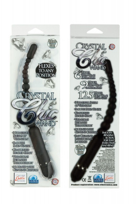 Гибкий вибратор Crystal Chic - 29 см.