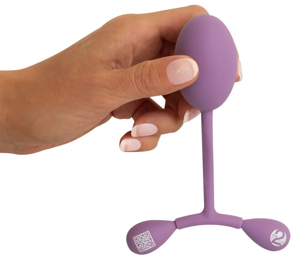 Сиреневый тренажер мыщц тазового дна Vaginal Trainer
