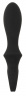 Черный вибратор-кролик с функцией расширения Inflatable Rabbit Vibrator - 18,3 см.