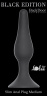 Чёрная анальная пробка Slim Anal Plug Medium - 11,5 см.