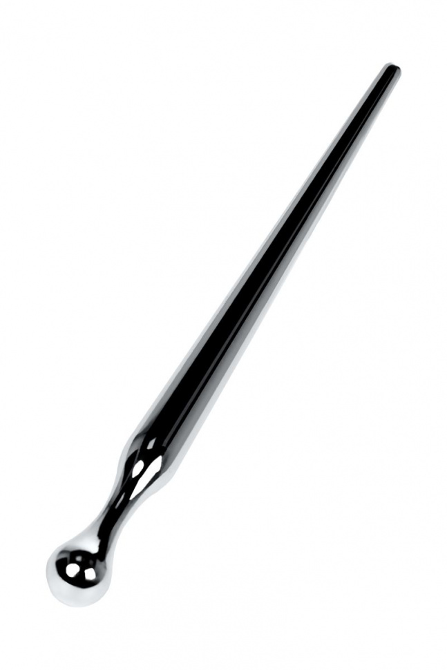 Серебристый уретральный плаг-игла TOYFA Metal - 10 см.