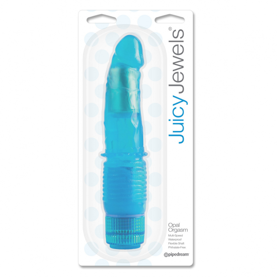 Вибратор Juicy Jewels Opal Orgasm Blue