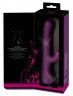 Фиолетовый вибратор-кролик с функцией постукивания и фрикциями 3 Function Rabbit Vibrator - 23,7 см.