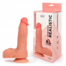 Телесный фаллоимитатор на присоске Erowoman Realistic