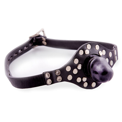 Кляп с фаллоимитатором Strap-on Cockgag Black
