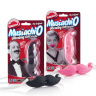 Черные силиконовые виброусы THE Mustachio