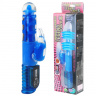 Синий хай-тек вибромассажёр Love Stroker Blue - 24,5 см.
