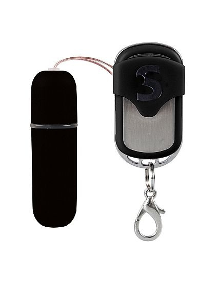 Черная вибропуля Remote Vibrating Bullet с пультом ДУ