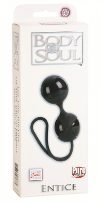 Чёрные вагинальные шарики Body &amp; Soul Entice