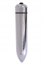 Черная анальная вибровтулка SINGLE SPEED DIAMOND PLUG - 9 см.