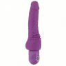 Фиолетовый вибратор Bendie Power Stud Cliterrific - 19 см.