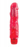 Красный вибратор JUICY JEWELS - 16 см.