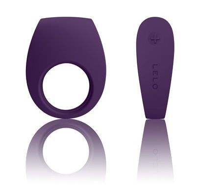 Фиолетовое эрекционное кольцо Tor 2 с вибрацией