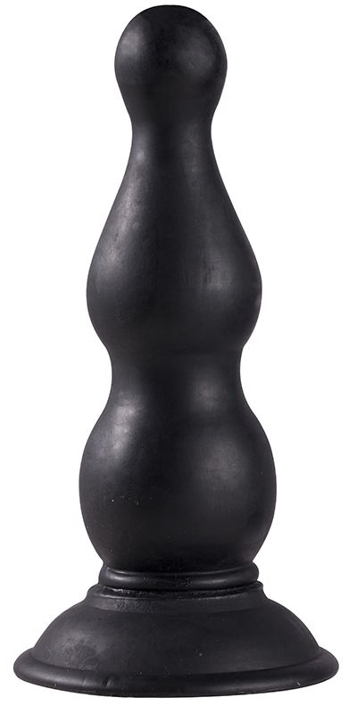 Чёрная анальная пробка с тонким кончиком MENZSTUFF PAWN PROBE BLACK - 15 см.