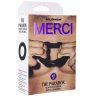 Черное эрекционое кольцо Merci The Paradox 45mm